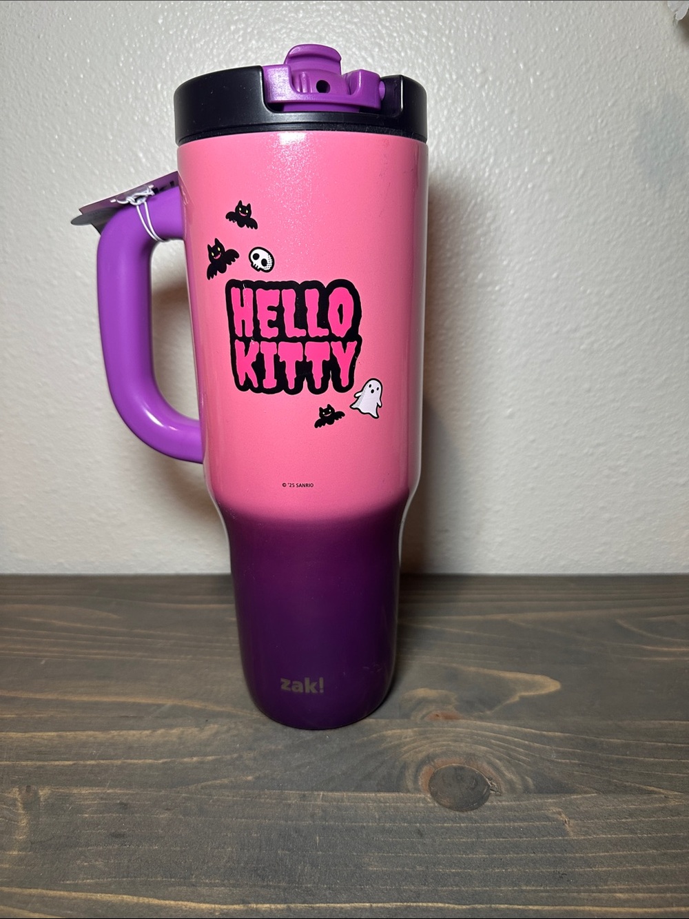 Hello Kitty Pink and Purple Travel Mug by